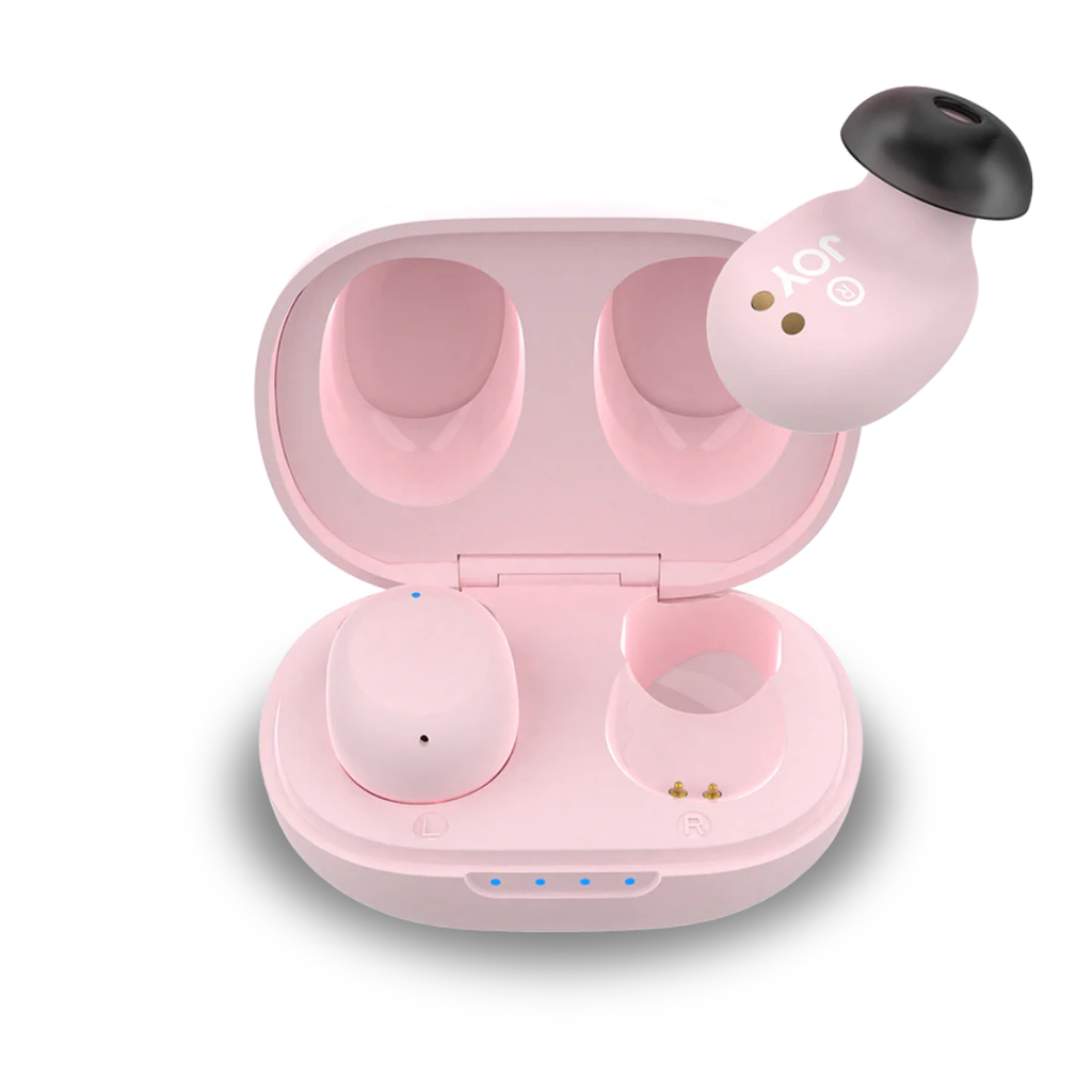 JOY TinyS Ultrakevyet kuulokkeet,pinkki - Tarvikkeet - Joy - Nicca.fi