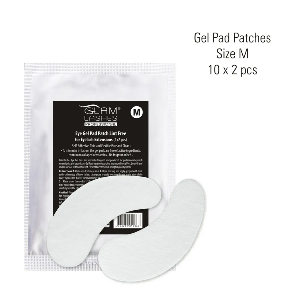 Glamlashes Geelilaput Koko M - 1 x 2 - Ripsitarvikkeet - Glamlashes - Nicca.fi