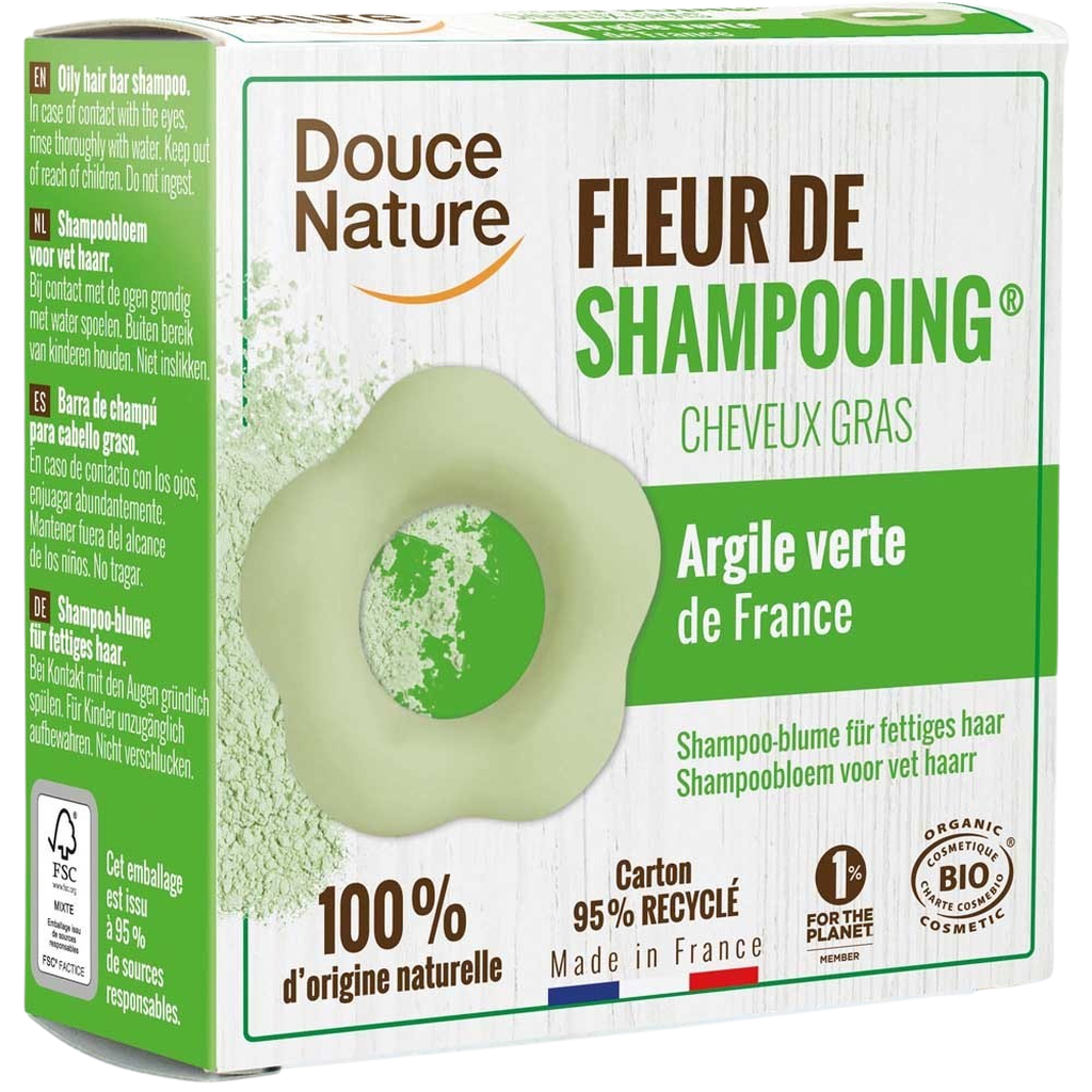 Douce Nature chunky shampoo for easily greasy hair 85 g