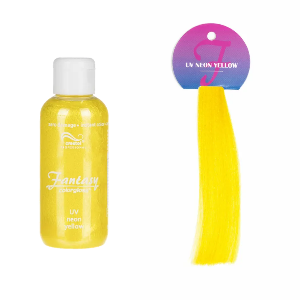 Crestol Fantasy Color suoraväri 125 ml – Neon Yellow (neon keltainen) - Suoravärit - Crestol - Nicca.fi