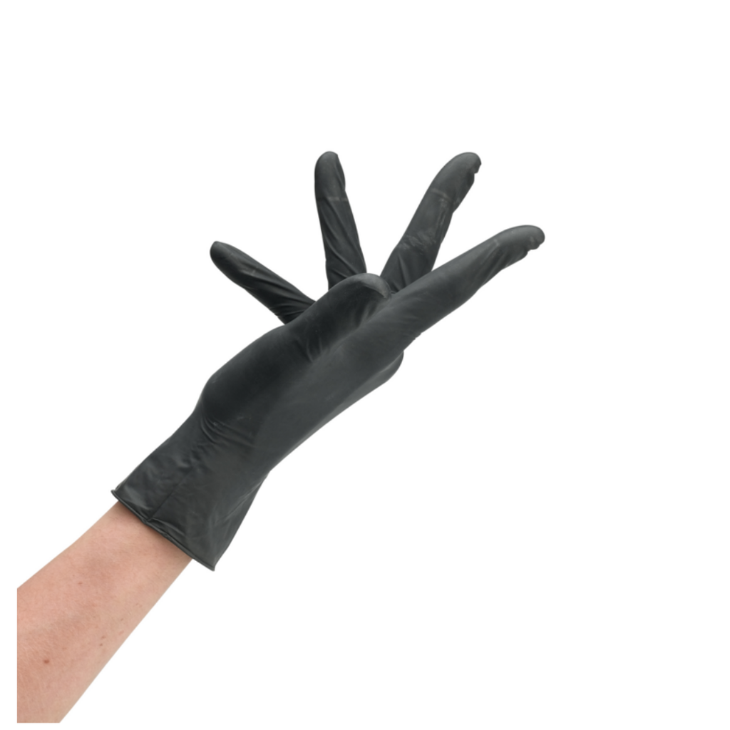 Nitriilikäsine Comfort 100 kpl, Koko S ,musta - Nitriilikäsineet - Comfort - Nicca.fi