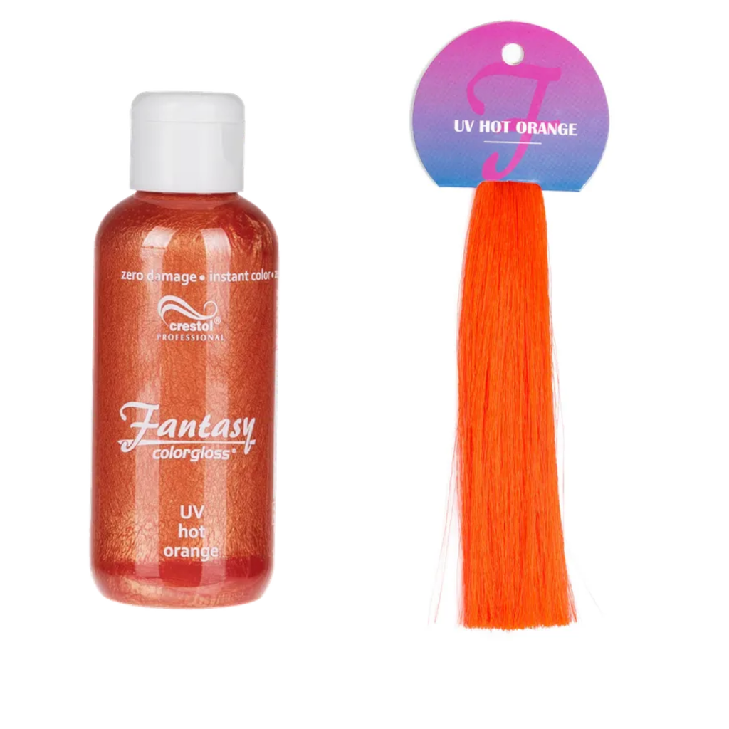 Crestol Fantasy Color suoraväri 125 ml – UV-Hot Orange (neon oranssi) - Suoravärit - Crestol - Nicca.fi