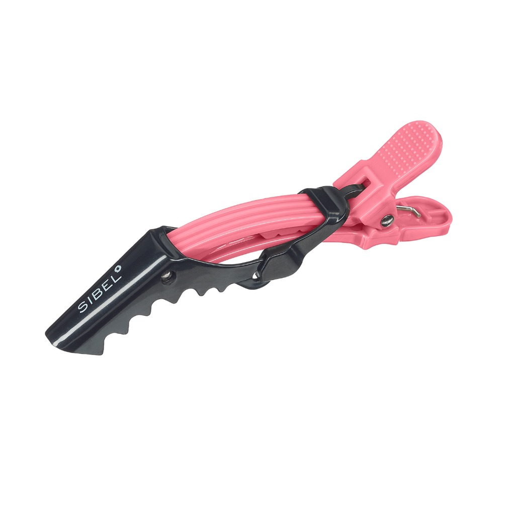 Sibel Gator Jaotteluklipsi 2x9cm + 2x11cm Pink - Klipsit - Sibel - Nicca.fi