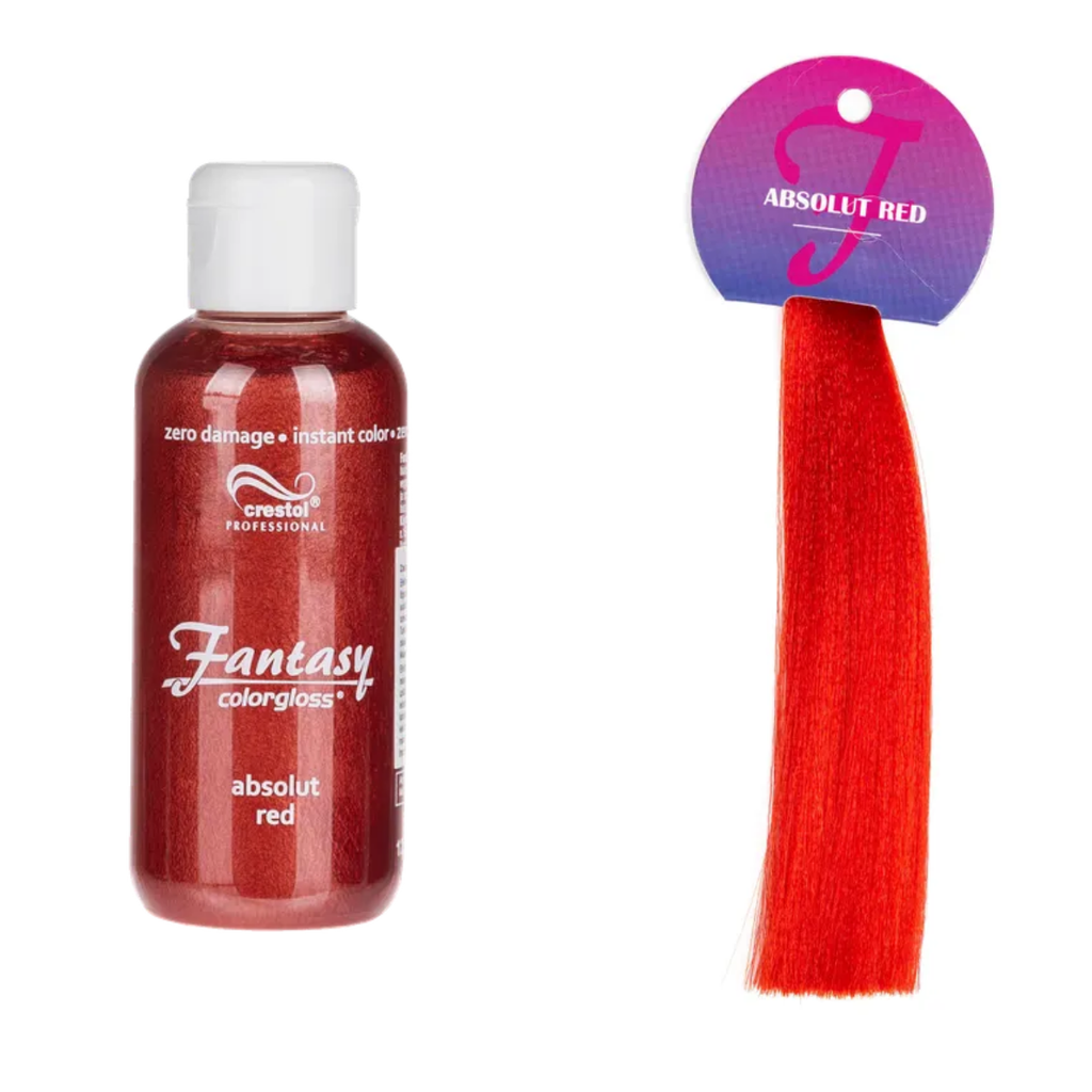Crestol Fantasy Color suoraväri 125 ml – Absolut Red (intensiivinen punainen) - Suoravärit - Crestol - Nicca.fi