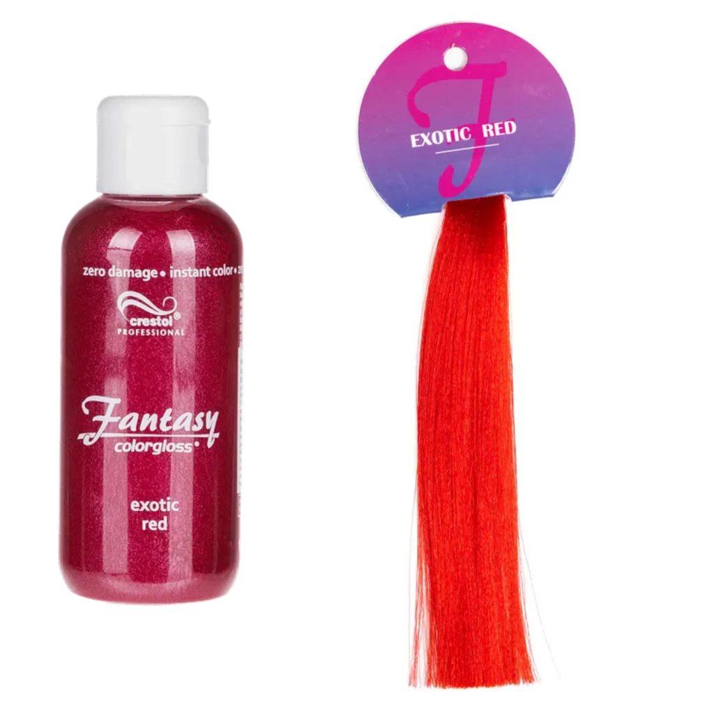 Crestol Fantasy Color suoraväri 125 ml – Exotic Red (syvä punainen) - Suoravärit - Crestol - Nicca.fi