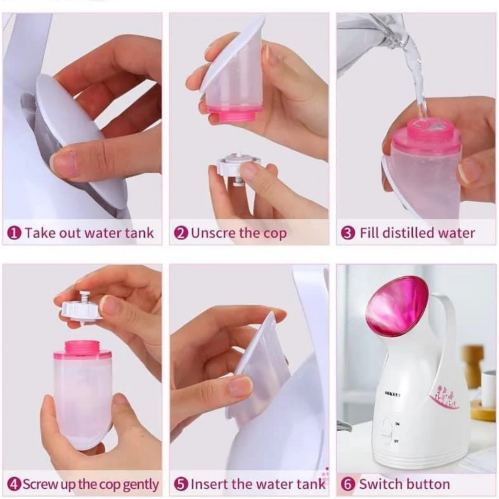 Kasvohöyrystin Lily – Ionic Facial Steamer - Kauneushoitolan kalusteet ja tarvikkeet - Sibel - Nicca.fi