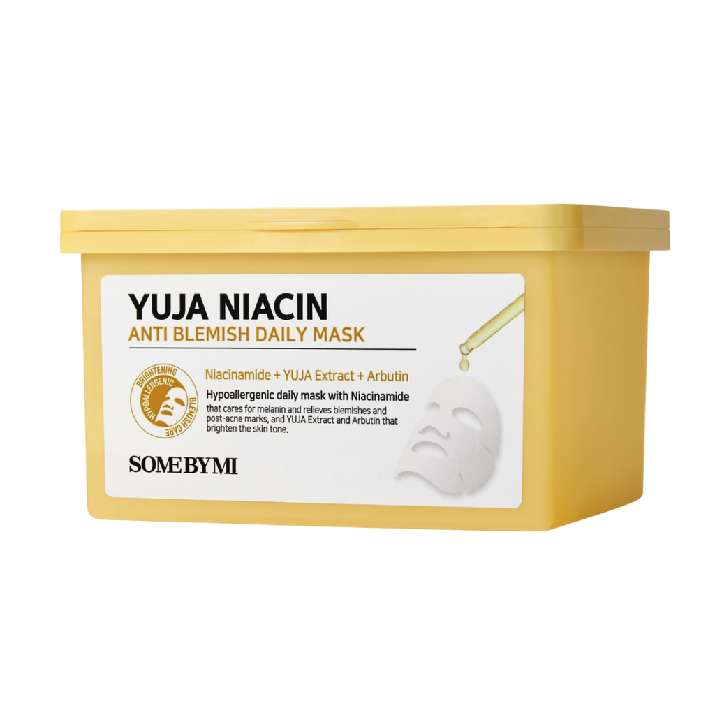 SOMEBYMI Yuja Niacin Anti-Blemish Daily Mask 30pcs - Naamio - Some By Mi - Nicca.fi