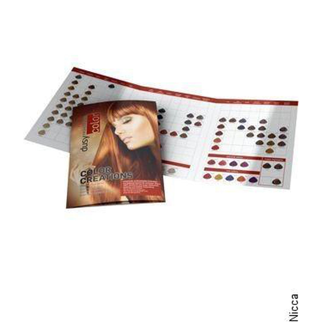 Dusy Värikartta Paperinen - Dusy Professional kestovärit 100ml - Dusy Professional kestovärit - Nicca.fi