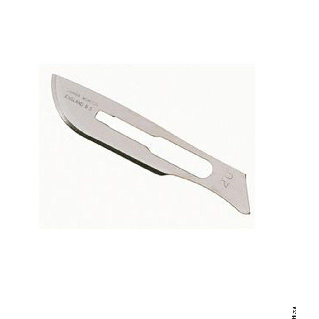 Skalpelliterä Swan Morton 20, 100 kpl - Vartalon-ja jalkojen hoito - Sibel - Nicca.fi