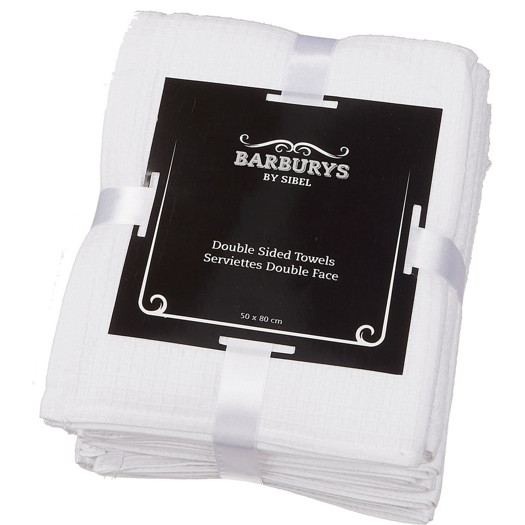 Barburys Double Sided Towels valkoinen 50 x 80 cm 6kpl - Pyyhkeet - Barburys - Nicca.fi