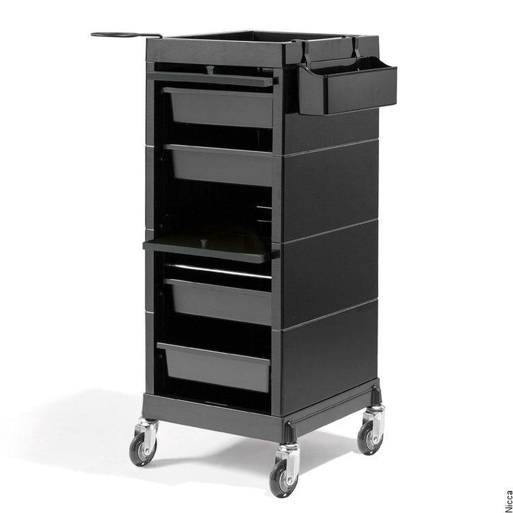 Työtarvikevaunu Discrete, Musta - Tarvikevaunut - Sibel - Nicca.fi