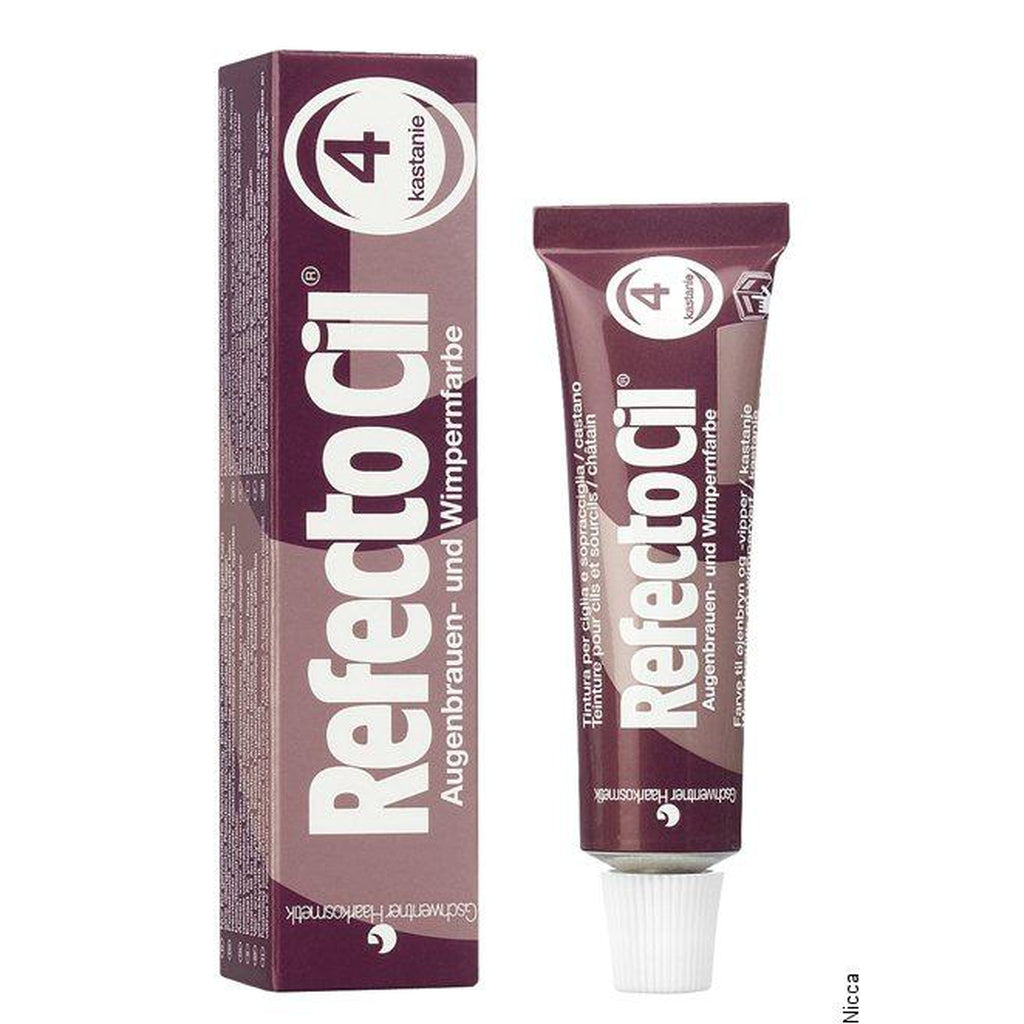 Refectocil Ripsi- ja kulmaväri 15ml nro 4, Kastanja, 15 ml - Refectocil Ripsi -ja kulmavärit - Refectocil - Nicca.fi
