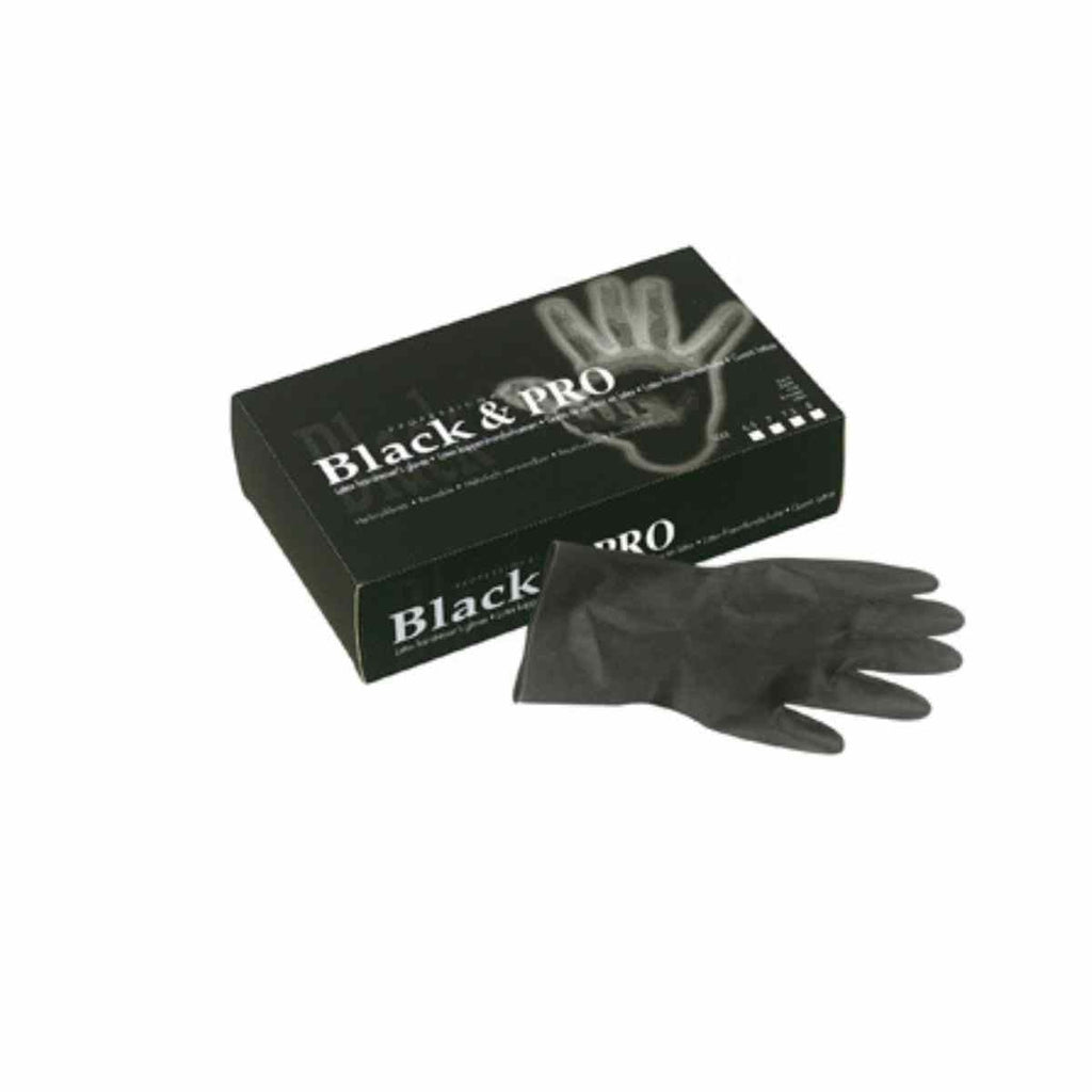 SIBEL Black & Pro lateksikäsineet 20 kpl, M - Lateksikäsineet - Sibel - Nicca.fi