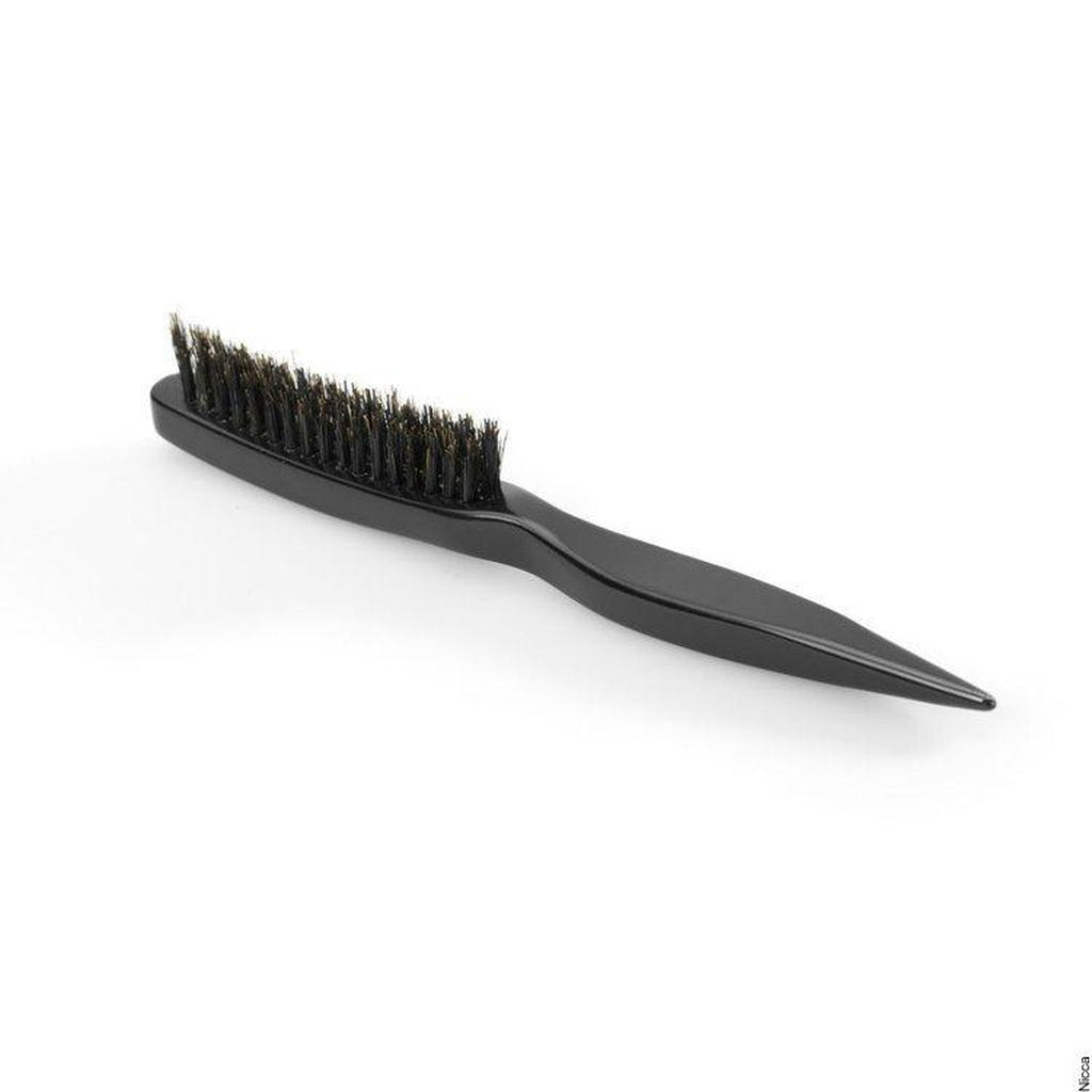 Kapea Kolmerivinen Tupeerausharja, Puinen - Muut harjat - Bratt-trading - Nicca.fi