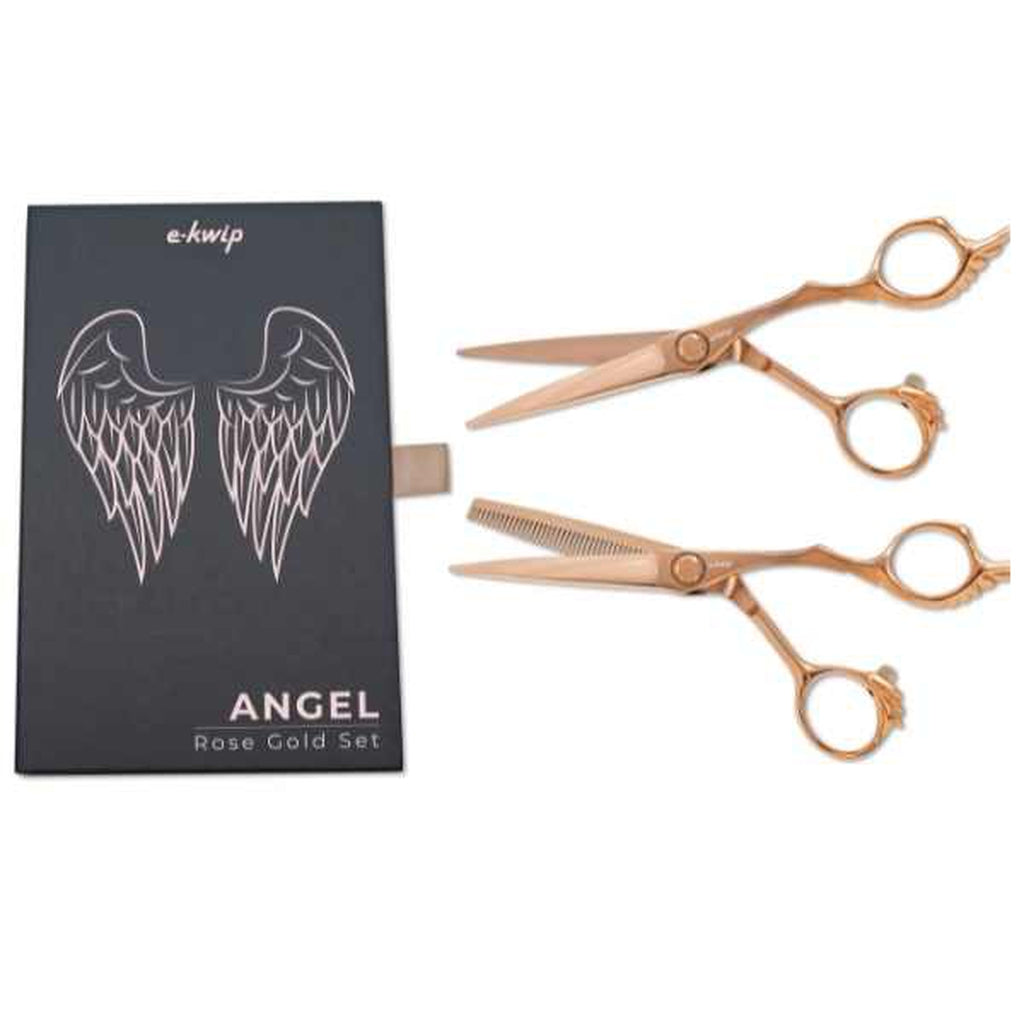 e-kwip Angel Rose Gold Saksisetti - E-kwip leikkaussakset - E-Kwip - Nicca.fi