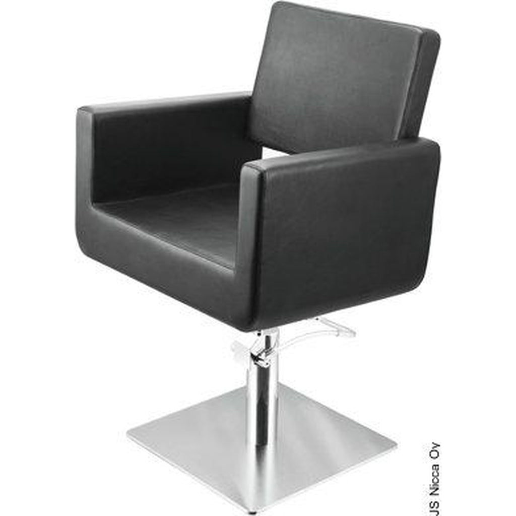 Asiakastuoli, Felicitas, Neliö - Kampaamo- ja parturituoli - Sibel - Nicca.fi