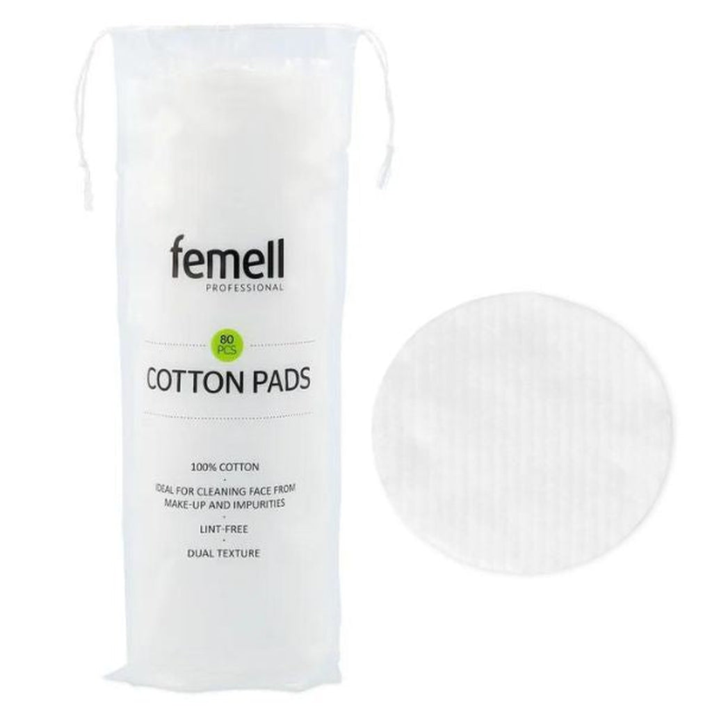 Femell pyöreät vanulaput 80 kpl - Kauneudenhoitotarvikkeet - Tradehouse OÜ - Nicca.fi