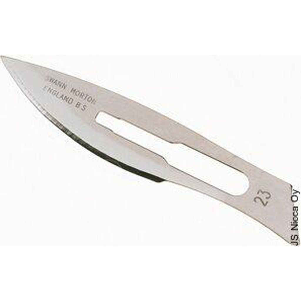 Skalpelliterä Swan Morton 23, 100 kpl - Vartalon-ja jalkojen hoito - Sibel - Nicca.fi