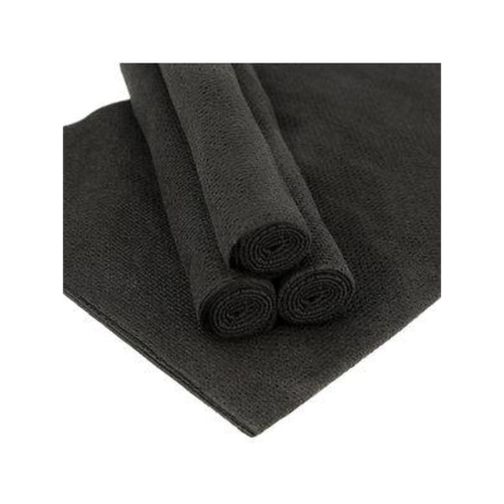disposable fiber towel black 40 x 70 cm 50 pcs