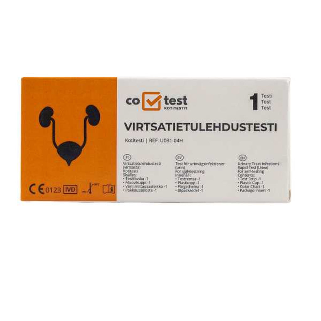 Co-Test kotitesti Virtsatietulehdustesti - Kotihoitotestit - Co-Test - Nicca.fi