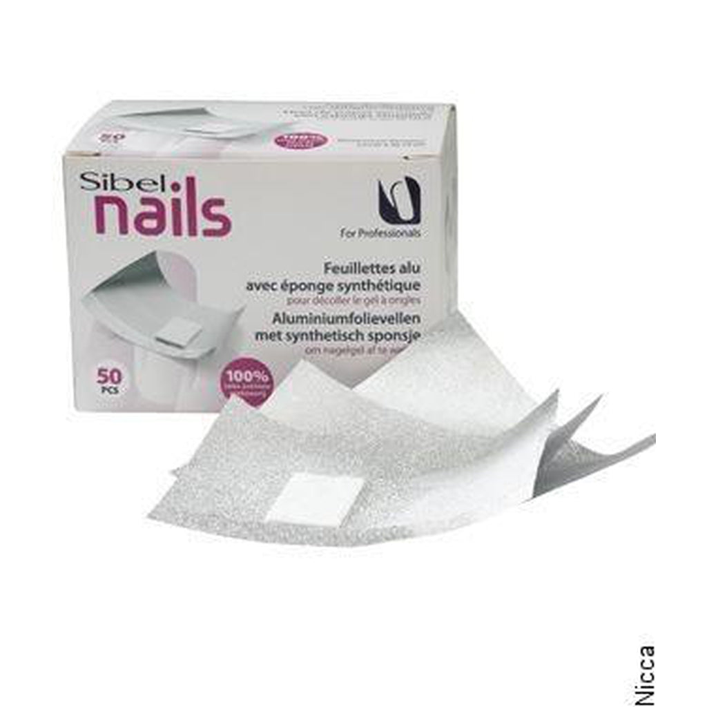 Alumiiniliuskat Tyynyllä, 100 kpl - Kynsikoristeet - Sibel - Nicca.fi