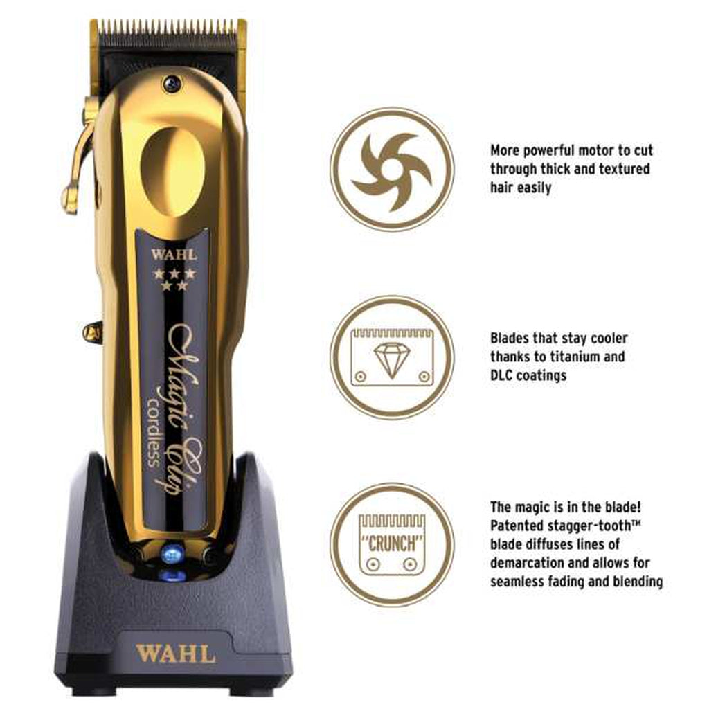 Wahl GOLD Cordless Magic Clip Hair clipper